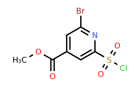 CAS 1393547-38-0 | Methyl 2-bromo-6-(chlorosulfonyl)isonicotinate