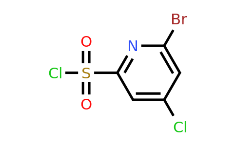 CAS 1393547-43-7 | 6-Bromo-4-chloropyridine-2-sulfonyl chloride
