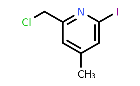 CAS 1393547-44-8 | 2-(Chloromethyl)-6-iodo-4-methylpyridine