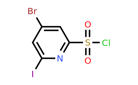 CAS 1393547-50-6 | 4-Bromo-6-iodopyridine-2-sulfonyl chloride