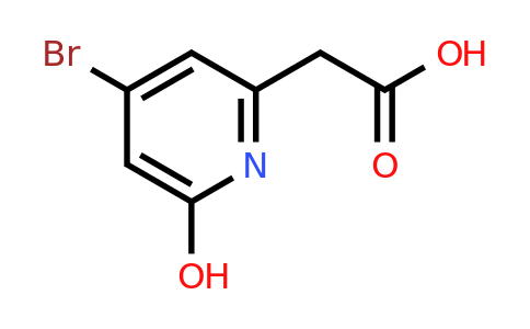 CAS 1393547-51-7 | (4-Bromo-6-hydroxypyridin-2-YL)acetic acid