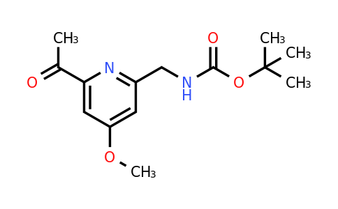 CAS 1393547-53-9 | Tert-butyl (6-acetyl-4-methoxypyridin-2-YL)methylcarbamate