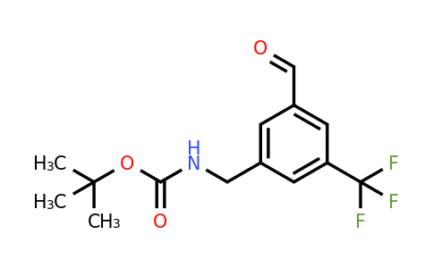 CAS 1393547-55-1 | Tert-butyl 3-formyl-5-(trifluoromethyl)benzylcarbamate
