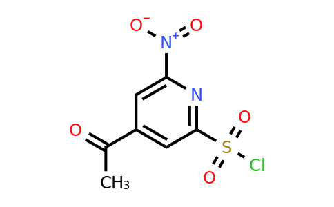 CAS 1393547-59-5 | 4-Acetyl-6-nitropyridine-2-sulfonyl chloride