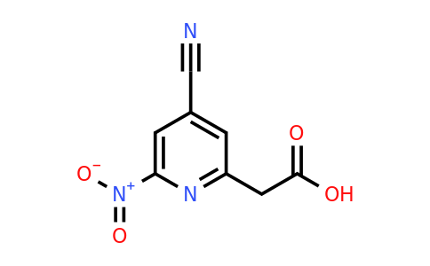 CAS 1393547-62-0 | (4-Cyano-6-nitropyridin-2-YL)acetic acid