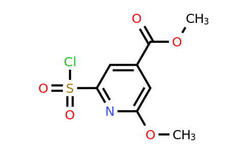CAS 1393547-64-2 | Methyl 2-(chlorosulfonyl)-6-methoxyisonicotinate