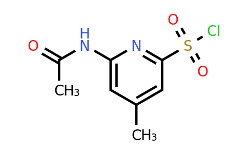 CAS 1393547-68-6 | 6-(Acetylamino)-4-methylpyridine-2-sulfonyl chloride