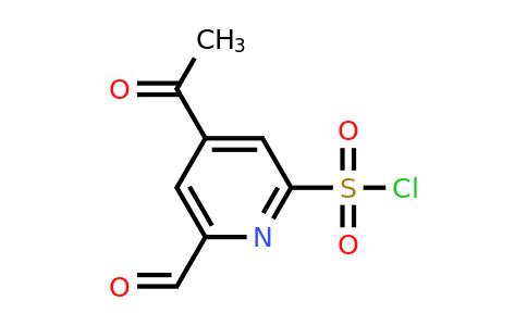 CAS 1393547-71-1 | 4-Acetyl-6-formylpyridine-2-sulfonyl chloride