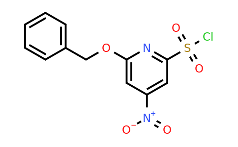 CAS 1393547-72-2 | 6-(Benzyloxy)-4-nitropyridine-2-sulfonyl chloride