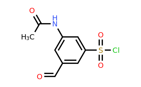 CAS 1393547-73-3 | 3-(Acetylamino)-5-formylbenzenesulfonyl chloride