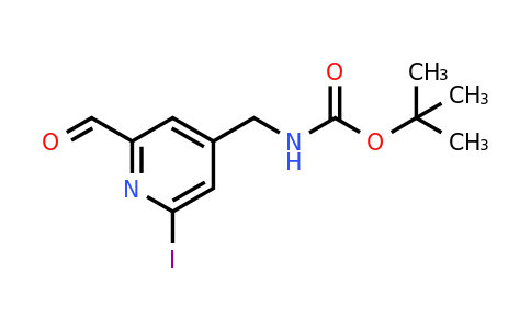 CAS 1393547-76-6 | Tert-butyl (2-formyl-6-iodopyridin-4-YL)methylcarbamate