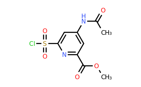 CAS 1393547-77-7 | Methyl 4-(acetylamino)-6-(chlorosulfonyl)pyridine-2-carboxylate