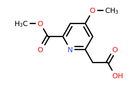 CAS 1393547-78-8 | [4-Methoxy-6-(methoxycarbonyl)pyridin-2-YL]acetic acid