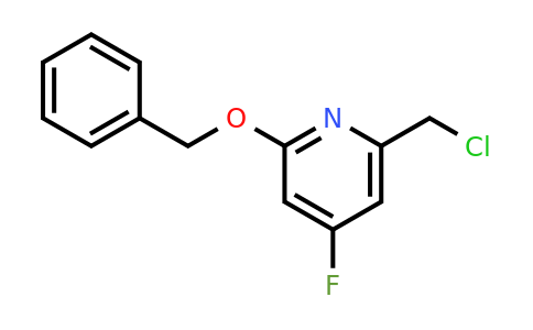 CAS 1393547-81-3 | 2-(Benzyloxy)-6-(chloromethyl)-4-fluoropyridine