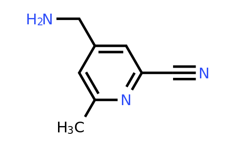 CAS 1393547-82-4 | 4-(Aminomethyl)-6-methylpyridine-2-carbonitrile