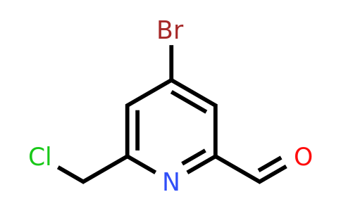 CAS 1393547-84-6 | 4-Bromo-6-(chloromethyl)pyridine-2-carbaldehyde