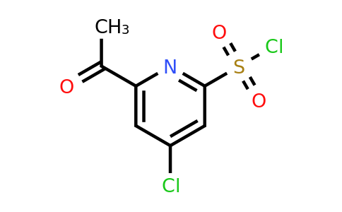 CAS 1393547-87-9 | 6-Acetyl-4-chloropyridine-2-sulfonyl chloride