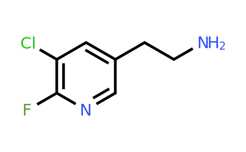 CAS 1393547-90-4 | 2-(5-Chloro-6-fluoropyridin-3-YL)ethanamine