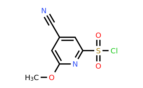 CAS 1393548-00-9 | 4-Cyano-6-methoxypyridine-2-sulfonyl chloride