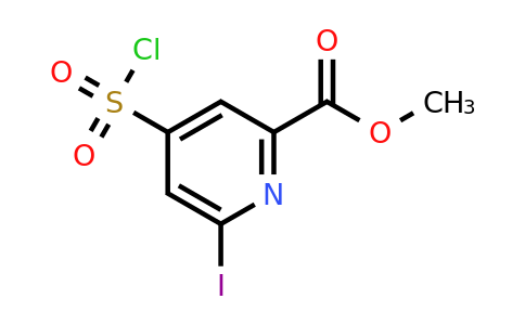 CAS 1393548-05-4 | Methyl 4-(chlorosulfonyl)-6-iodopyridine-2-carboxylate
