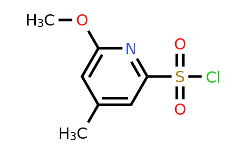 CAS 1393548-06-5 | 6-Methoxy-4-methylpyridine-2-sulfonyl chloride