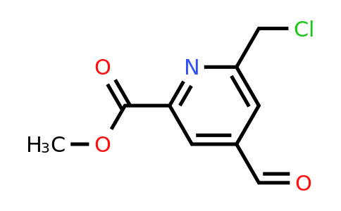 CAS 1393548-07-6 | Methyl 6-(chloromethyl)-4-formylpyridine-2-carboxylate