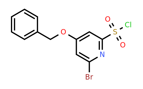 CAS 1393548-08-7 | 4-(Benzyloxy)-6-bromopyridine-2-sulfonyl chloride