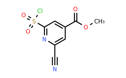 CAS 1393548-12-3 | Methyl 2-(chlorosulfonyl)-6-cyanoisonicotinate
