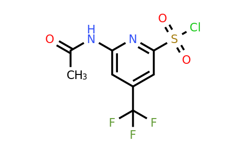 CAS 1393548-14-5 | 6-(Acetylamino)-4-(trifluoromethyl)pyridine-2-sulfonyl chloride