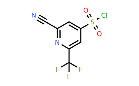CAS 1393548-15-6 | 2-Cyano-6-(trifluoromethyl)pyridine-4-sulfonyl chloride