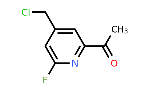 CAS 1393548-16-7 | 1-[4-(Chloromethyl)-6-fluoropyridin-2-YL]ethanone