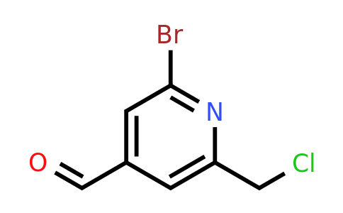 CAS 1393548-21-4 | 2-Bromo-6-(chloromethyl)isonicotinaldehyde