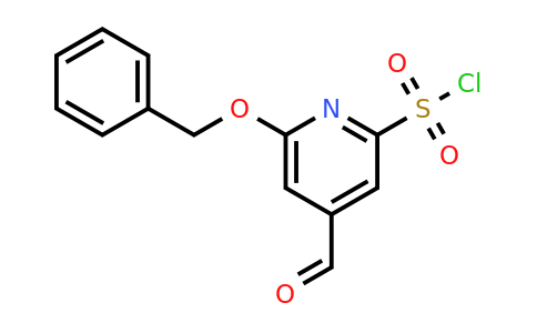 CAS 1393548-23-6 | 6-(Benzyloxy)-4-formylpyridine-2-sulfonyl chloride