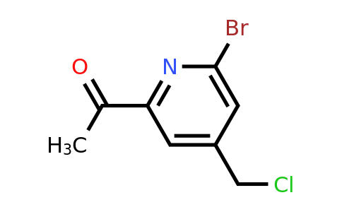 CAS 1393548-24-7 | 1-[6-Bromo-4-(chloromethyl)pyridin-2-YL]ethanone