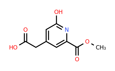 CAS 1393548-25-8 | [2-Hydroxy-6-(methoxycarbonyl)pyridin-4-YL]acetic acid