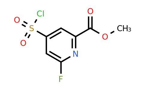 CAS 1393548-26-9 | Methyl 4-(chlorosulfonyl)-6-fluoropyridine-2-carboxylate