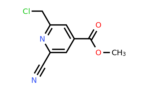CAS 1393548-28-1 | Methyl 2-(chloromethyl)-6-cyanoisonicotinate