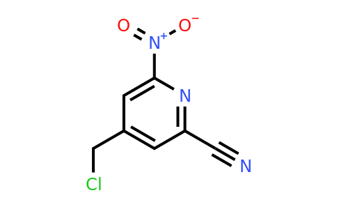 CAS 1393548-30-5 | 4-(Chloromethyl)-6-nitropyridine-2-carbonitrile