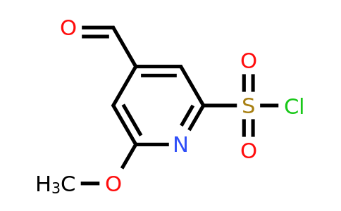 CAS 1393548-31-6 | 4-Formyl-6-methoxypyridine-2-sulfonyl chloride