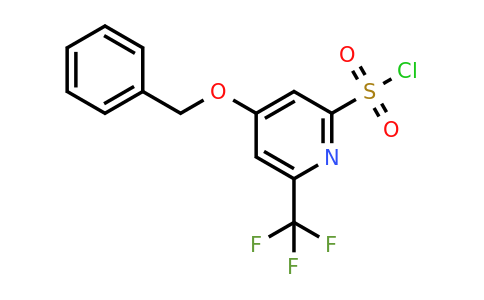 CAS 1393548-36-1 | 4-(Benzyloxy)-6-(trifluoromethyl)pyridine-2-sulfonyl chloride
