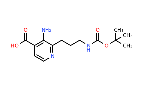 CAS 1393550-11-2 | 3-Amino-2-[3-[(tert-butoxycarbonyl)amino]propyl]isonicotinic acid