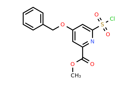 CAS 1393550-16-7 | Methyl 4-(benzyloxy)-6-(chlorosulfonyl)pyridine-2-carboxylate