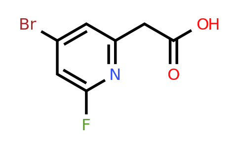 CAS 1393550-17-8 | (4-Bromo-6-fluoropyridin-2-YL)acetic acid