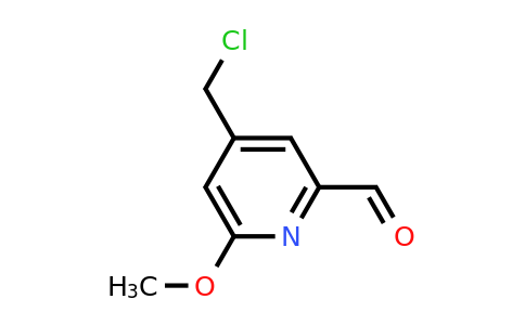 CAS 1393550-20-3 | 4-(Chloromethyl)-6-methoxypyridine-2-carbaldehyde