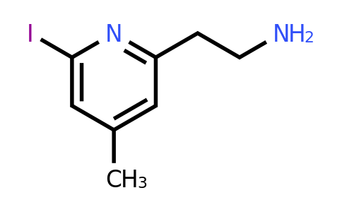CAS 1393550-24-7 | 2-(6-Iodo-4-methylpyridin-2-YL)ethanamine