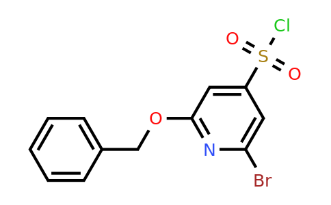 CAS 1393550-25-8 | 2-(Benzyloxy)-6-bromopyridine-4-sulfonyl chloride