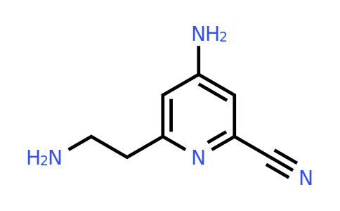 CAS 1393550-31-6 | 4-Amino-6-(2-aminoethyl)pyridine-2-carbonitrile