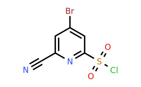 CAS 1393550-32-7 | 4-Bromo-6-cyanopyridine-2-sulfonyl chloride