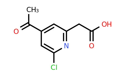 CAS 1393550-33-8 | (4-Acetyl-6-chloropyridin-2-YL)acetic acid