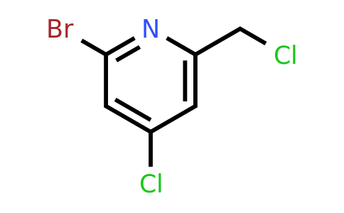 CAS 1393550-36-1 | 2-Bromo-4-chloro-6-(chloromethyl)pyridine